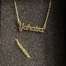 Load image into Gallery viewer, Personalized Sterling Silver Name Necklace | Signature Font Elegance