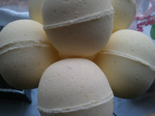 Load image into Gallery viewer, 3 Luxury Oatmeal Milk and Honey Bath Bomb fizzies 5.5 oz each, ultra-moisturizing
