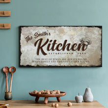 Load image into Gallery viewer, Family Kitchen Sign III