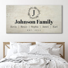 Load image into Gallery viewer, White Family Sign
