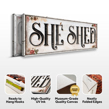 Load image into Gallery viewer, Personalized She Shed Sign XV
