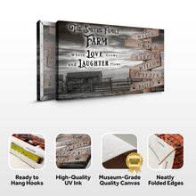 Load image into Gallery viewer, Where Love Grows And Laughter Flows Family Farm Names Sign