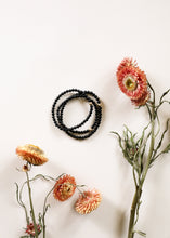 Load image into Gallery viewer, Dainty Shungite + 14K Gold Filled || Beaded Stretch Bracelet