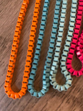 Load image into Gallery viewer, Color chain bike necklace 16 inch