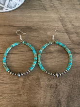 Load image into Gallery viewer, Sterling Silver Pearls Hoop Earrings