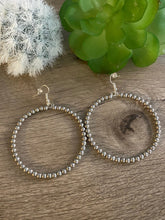 Load image into Gallery viewer, Silver Plated Hoop Earrings