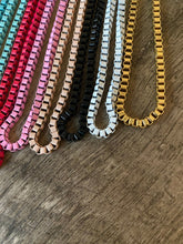 Load image into Gallery viewer, Color chain bike necklace 16 inch