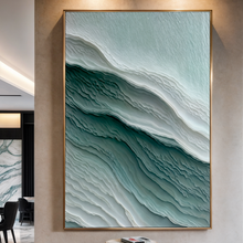 Load image into Gallery viewer, Canvas Print: "Aegean Layers"