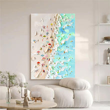Load image into Gallery viewer, Beachfront Painting Coastal Wall Art