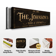 Load image into Gallery viewer, Custom Bar &amp; Lounge Sign III