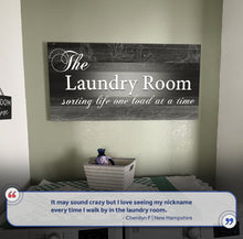 Load image into Gallery viewer, The Laundry Room Sign II