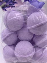 Load image into Gallery viewer, 14 pack of 1 oz bath bomb fizzies (U-select fragrance) with shea, mango &amp; cocoa butter, gift bag bath fizzies, relax while you moisturize your skin