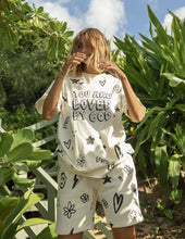 Load image into Gallery viewer, Loved By God All-Over Cream Unisex Short