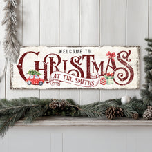 Load image into Gallery viewer, Family Welcome To Christmas Sign II