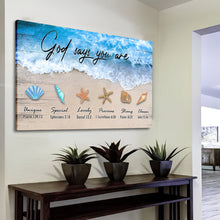 Load image into Gallery viewer, God Says You Are Faith Sign II