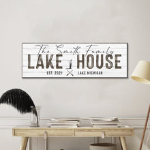 Load image into Gallery viewer, Classic Family Lake House Sign