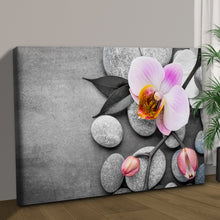 Load image into Gallery viewer, Fresh White Orchid Flower Canvas Wall Art