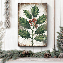 Load image into Gallery viewer, Christmas Holly Wall Art