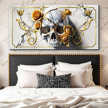 Load image into Gallery viewer, 3D Rose and Skull Wall Art