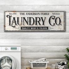 Load image into Gallery viewer, The Laundry Room Sign VIII