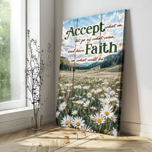 Load image into Gallery viewer, Accept, Let Go, And Have Faith Sign