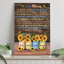 Load image into Gallery viewer, Mother's Day Sign To Me You Are My World