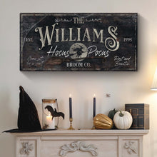 Load image into Gallery viewer, Personalized Hocus Pocus Halloween Sign II