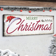 Load image into Gallery viewer, Vintage Merry Christmas Sign IV