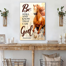 Load image into Gallery viewer, Be Still And Know That I Am God Psalm 46:10 Faith Sign VI
