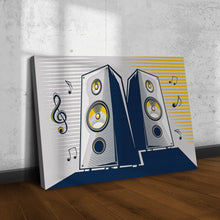 Load image into Gallery viewer, Music Equipment Speakers Pop Art Canvas Wall Art