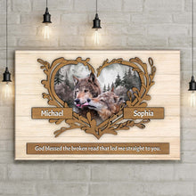 Load image into Gallery viewer, Couple Wolves Sign II