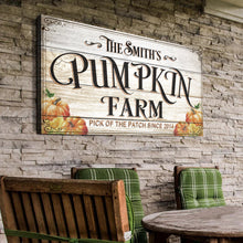 Load image into Gallery viewer, Pick Of The Patch Pumpkin Farm Sign