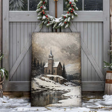 Load image into Gallery viewer, Vintage Church Christmas Wall Art II