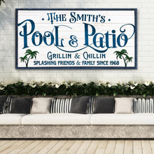 Load image into Gallery viewer, Personalized Pool Bar Sign II