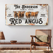 Load image into Gallery viewer, Red Angus Sign