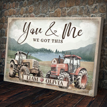 Load image into Gallery viewer, Tractor Themed We Got This Couple Sign