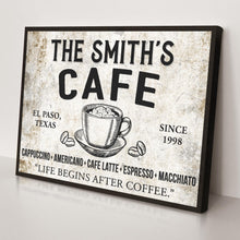 Load image into Gallery viewer, Cafe Sign IV