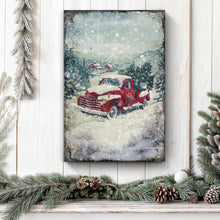 Load image into Gallery viewer, Vintage Truck With Christmas Tree Wall Art II