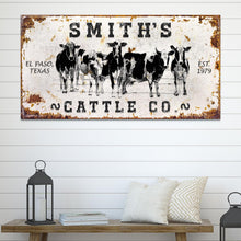 Load image into Gallery viewer, Personalized Cattle Sign II