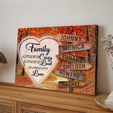 Load image into Gallery viewer, A Lot of Love Family Names Sign III