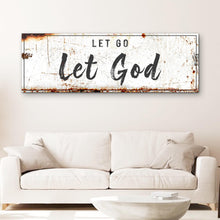 Load image into Gallery viewer, Let Go Let God Faith Sign