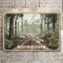 Load image into Gallery viewer, Gun Themed We Got This Couple Sign