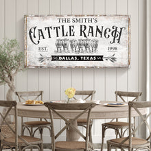 Load image into Gallery viewer, Branded Cattle Ranch Sign VI