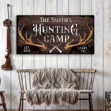 Load image into Gallery viewer, Family Hunting Camp Sign