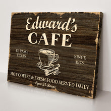 Load image into Gallery viewer, Cafe Sign III