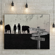 Load image into Gallery viewer, Horse Couple Sign