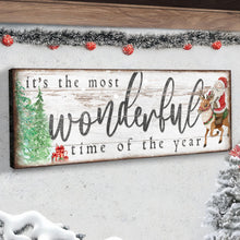 Load image into Gallery viewer, It's The Most Wonderful Time Of The Year Christmas Sign II