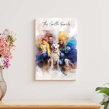 Load image into Gallery viewer, Custom Family Watercolor Portrait II