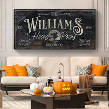 Load image into Gallery viewer, Personalized Hocus Pocus Halloween Sign II