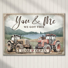 Load image into Gallery viewer, Tractor Themed We Got This Couple Sign